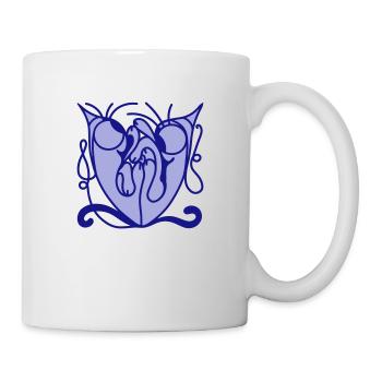 Lécher les chatons. Légèreté et gentillesse - Mug blanc - blanc - Droite