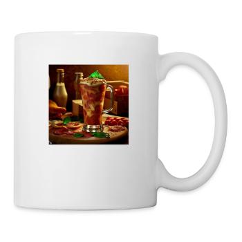 the pizza Drink flavour - Mug - white - Right