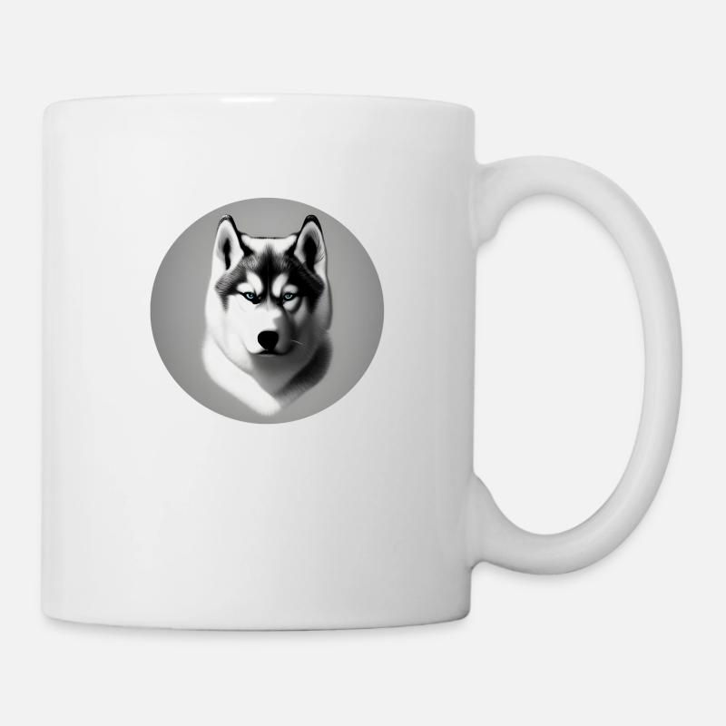 Cercle Husky - Mug blanc - blanc