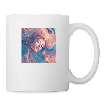 izup2u dreaming girl - Tasse - Weiß - Rechts