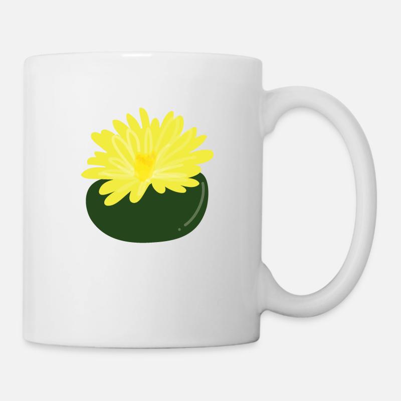 Fleur de Lithops1 - Mug blanc - blanc