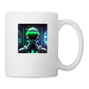 Cyberpunk Space Soldier - Mug - white - Right