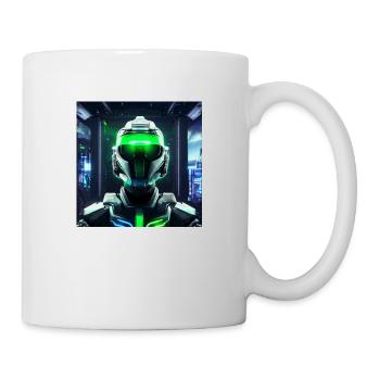 Cyberpunk Space Soldier - Mug - white - Right