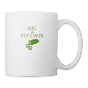HUG A CUCUMBER - Mug - white - Right