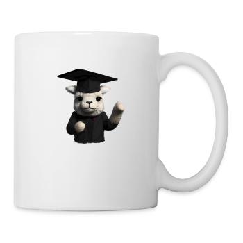 Licence Certificat de fin d’études Diplômé Alpaga - Mug blanc - blanc - Droite