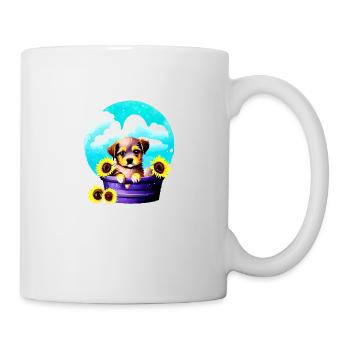 Labrador Retriever chiot Labrador propriétaire - Mug blanc - blanc - Droite
