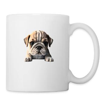 Chiens Chien bouledogue Français Chien Propriétaire - Mug blanc - blanc - Droite