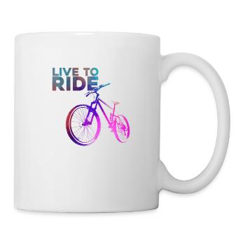Live to ride - Mug - white - Right
