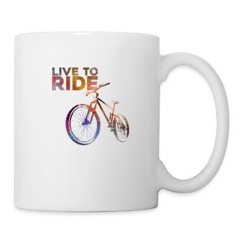 Live to ride - Mug - white - Right
