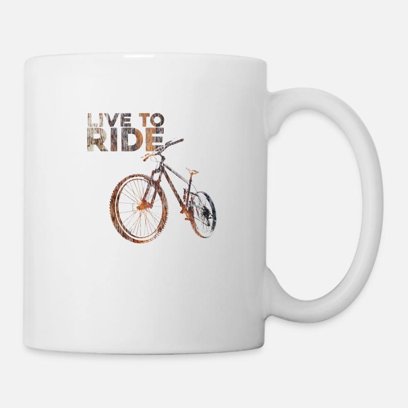 Leben, um zu reiten - Tasse - Weiß