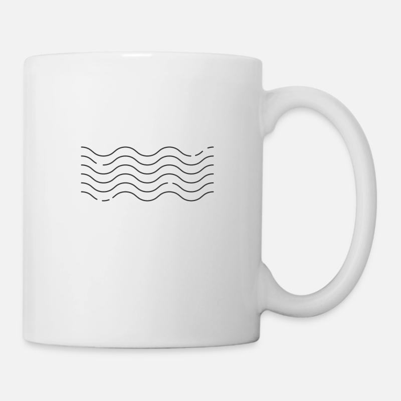 Waves - Tasse - Weiß