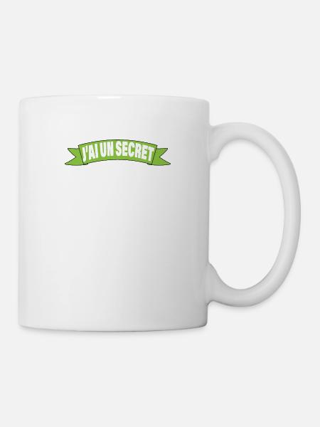 J'ai un secret je vais être tante - Mug blanc - blanc