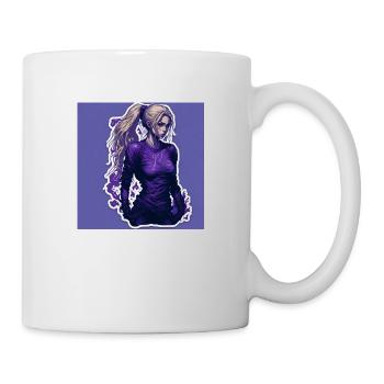 Belle fille manga - Mug blanc - blanc - Droite