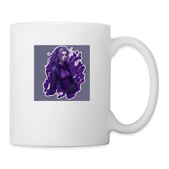 Belle fille manga - Mug blanc - blanc - Droite