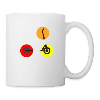 E-Scooter Scooter - Mug blanc - blanc - Droite