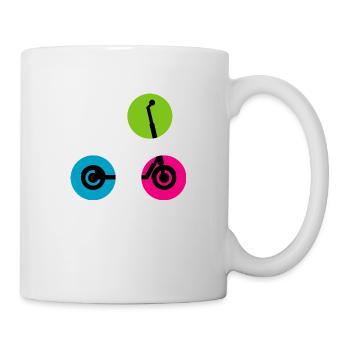 E-Scooter Scooter - Mug blanc - blanc - Droite