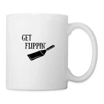 Obtenez Flippin' - Mug blanc - blanc - Droite