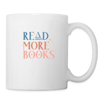 Read more Books - Tasse - Weiß - Rechts