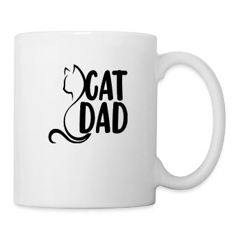 Cat Dad - Tasse - Weiß - Rechts