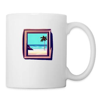 Picture Frames Holiday Sea View - Mug - white - Right