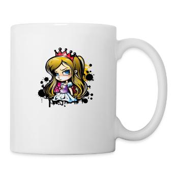 Princess Graffiti Colorful - Mug - white - Right