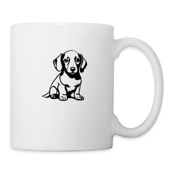 Chiens teckel Chien Chien Propriétaire de chien Propriétaire de chien - Mug blanc - blanc - Droite