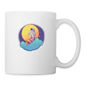 Neil Astronaut - Tasse - Weiß - Rechts