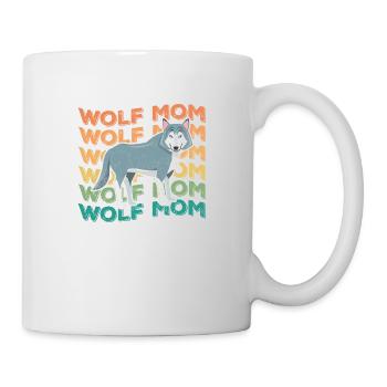 Wolf mom - Mug - white - Right