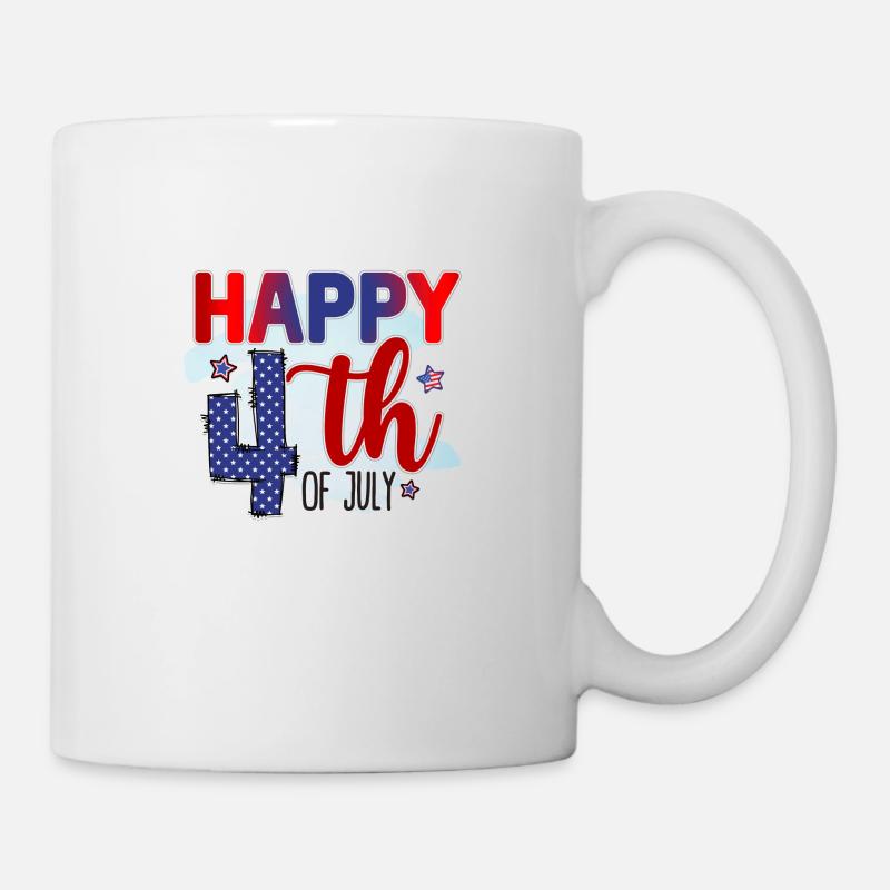 Joyeux 4 juillet - Mug blanc - blanc