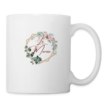 La mariée floral - Mug blanc - blanc - Droite