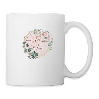 Team de la mariée floral - Mug blanc - blanc - Droite