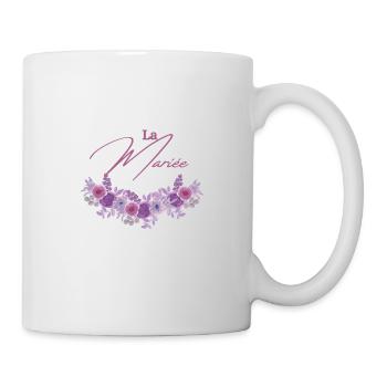 La mariée floral - Mug blanc - blanc - Droite