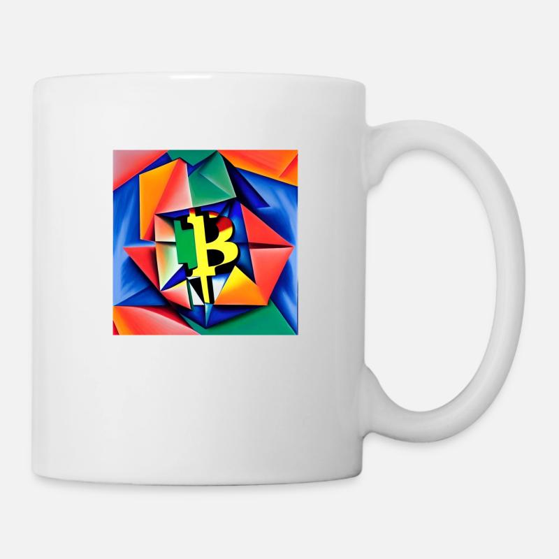Bitcoin style - Tasse - Weiß