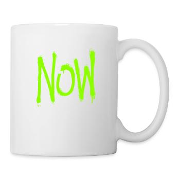 Now - Tasse - Weiß - Rechts