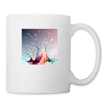 Splash art - Mug blanc - blanc - Droite