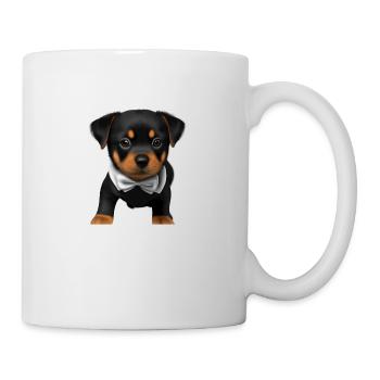 Rottweiler Dog Puppy Rottweiler Puppy Dogs - Mug - white - Right