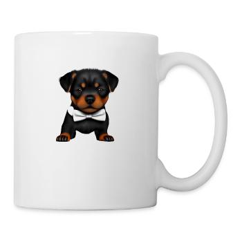 Chiot Rottweiler Chien Rottweiler Puppy Dogs - Mug blanc - blanc - Droite