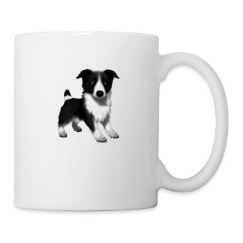 Hunde Border Collie Hundehalter Hundeliebhaber - Tasse - Weiß - Rechts