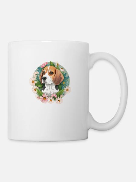 Beagle Hundehalter - Tasse - Weiß