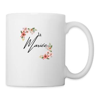 La mariée floral - Mug blanc - blanc - Droite