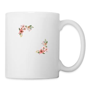 La mariée floral - Mug blanc - blanc - Droite