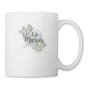 La mariée floral - Mug blanc - blanc - Droite