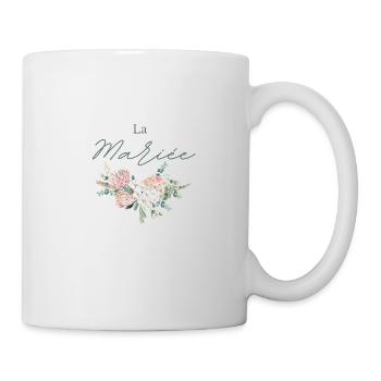 La mariée floral - Mug blanc - blanc - Droite