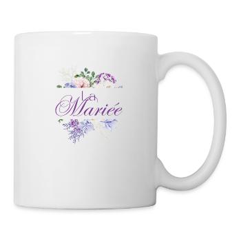 La mariée floral - Mug blanc - blanc - Droite