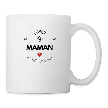 Je suis Une Super Maman | Fête Des Mères - Mug blanc - blanc - Droite