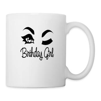 Birthday Girl - Tasse - Weiß - Rechts