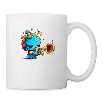 Art de la trompette - Mug blanc - blanc - Droite