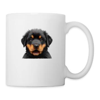 Chien Rottweiler Puppy Rottweiler Puppy Dogs - Mug blanc - blanc - Droite