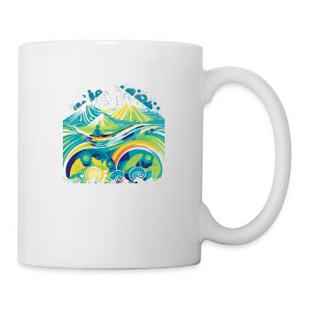 Canoé Kayak Nature - Mug blanc - blanc - Droite