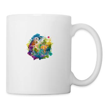 Soyez le changement - Mug blanc - blanc - Droite
